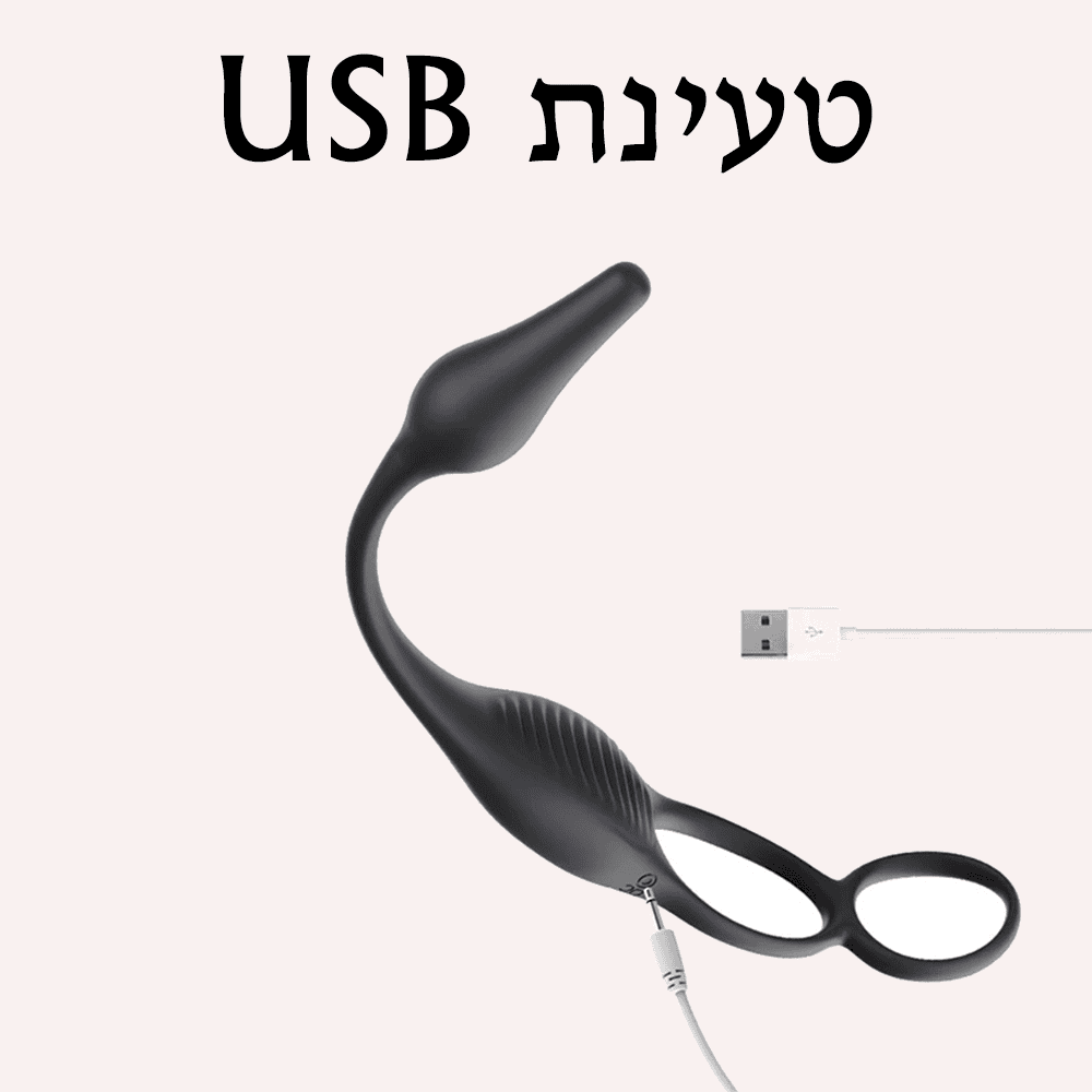 מענג אנאלי עם טבעת לפין לגברים